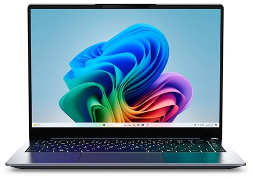 MEDION SPRCHRGD 14 S1 Elite 35,56 cm (14 Zoll 120Hz 2.8K WQXGA+) Laptop (Copilot+ PC, Qualcomm Snapdragon X Elite, 16GB DDR5 RAM, 512GB SSD, Win 11 Home)