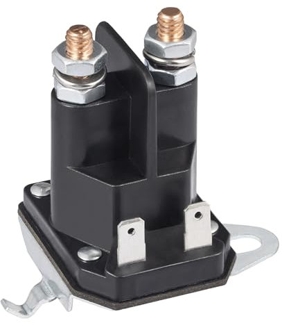 JTAREA 192507 Starterrelais Anlasserrelais Magnetschalter 12V Anlassermagnetrelais Anlasser Relais für Aufsitzmäher 532192507 582042802 582042801 435-325 LT2000 YS4500 21546294 705055 Rasenmäher
