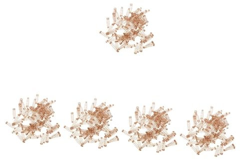 BESTonZON 450pcs Professional Piano Tuning Tool Brass Piano Parts Spiral Spring Spring Replacement Jack Wire Instrument Accessories