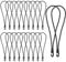 iCovalescent 20 Pezzi Corde Elastiche, 26cm Elastici per Telone per Il Campeggio per Teloni, Tende, Baldacchino, Striscioni(Nero)