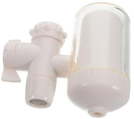 HIAKDOFT Filtro De Agua Para Grifo Purificador Compacto Para Cocina y Baño Instalación Sencilla Filtro Antisalpicaduras Sistema De Filtración Multiusos