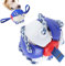 YolieraArt Balle de soucoupe volante pour chien – Balle disque interactive résistante à l'usure et à l'eau pour jeux de plein air, bleu – Idéal pour les chiens, combinant football et disque volant