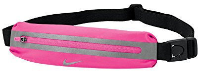 Nike Slim Waist Pack Sac Banane, Hyper Adulte Rose/Noir/Argenté, 0