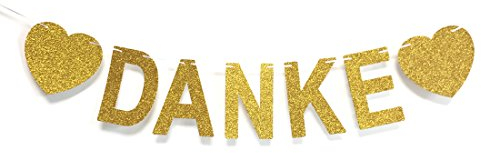 Danke Banner Hochzeit Banner für Hochzeitsfeier Banner Girlande Zeichen Braut Dusche Foto Stützen Hängende Dekor Hochzeit Party Dekorationen