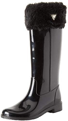 Guess Ribe, Stivali Alti Donna, Nero (Black Black), 37 EU