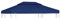 vidaXL Toldo de Cenador 2 Niveles 310 g/m² 3x3 m Azul Pabellón Patio Parasol