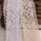 Yulakes 3 Yard 8cm Baumwolle spitzenband Vintage Häkelband Spitze Borte Häkelspitze Häkel-Borte Spitzenband für Nähen Handwerk Hochzeit Deko Scrapbooking Geschenkbox (beige)