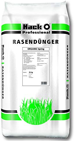HACK PROFI Rasendünger Organic Spring 25 kg Sportplatzdünger Startdünger