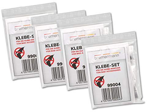 bremermann Klebe-Set für Klebe-Montage von Bad-Accessoires PIAZZA & LUCENTE Klebesystem (4)