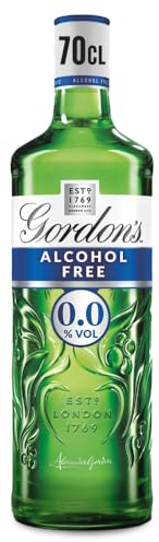 Gordon's Alcohol Free Spirit | 0% vol | 70cl | Created with the Gin Botanicals Used in Gordon's London Dry Gin | Piny Juniper Character | For a Non Alcoholic Gordon's &Tonic