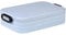 Mepal Take a Break midi – Nordic Blue – 900 ml Inhalt – Lunchbox mit Trennwand – ideal für Mealprep – spülmaschinenfest, Plastik