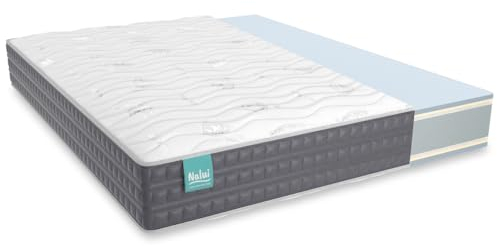 Don Descanso - Colchón 140x200 Viscoelastico Mulhacen DualSense, Altura ± 26cm. Multicapa con Núcleo GravityFoam, Firmeza Alta, Doble Cara Invierno/Verano, Transpirable. Fabricado en España, Gris