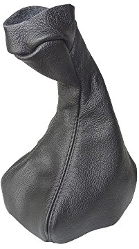 The Tuning-Shop Ltd Schaltsack kompatibel mit Mercedes E-Klasse W210 FL Leder verschiedene Nähte Farbe wählbar (schwarze Naht)