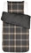 ESSENZA Bettwäsche Valentina Grey Karo Kariert Linien Streifen Winter Flanell, Größe:135 cm x 200 cm