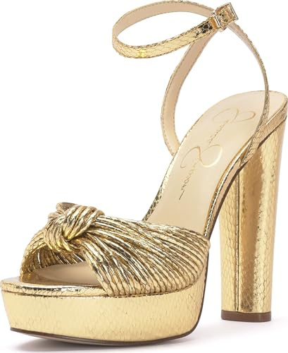 Jessica Simpson Womens Immie Platform Sandal with Ankle Strap