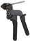 Youyijia 8.1'' Cable Tie Gun Stainless Steel Cable Tie Gun Cable Tie Tool Tensioner Cutter Black Automatic Cable Ties Tool Metal Tie Wrap Gun