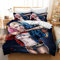 DDONVG Schönheit Bettwäsche 135x200 Anime Bettbezug Kinder Mikrofaser Bettdecke Bettwäsche Mit Reißverschluss Und Kissenbezug (11,135 X 200 cm 50 x 75 x 1)