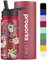 Proworks Gen 2 Insulated Water Bottles With Straw Lid, 1L Stainless Steel Water Bottle, 24 Hours Cold, 12 Hours Hot Drinks, Metal Leakproof Flask For Gym, Travel - Organic Grape - Butterfly Beauty