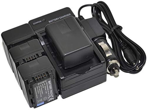 Battery+Charger USB Single for Panasonic hc-v250 hcv250 vwvbt190 vwvbt380 vw-vbt190 vw-vbt380 Digital Camera Video Camcorder
