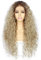 Sapphirewigs Loose Wave Lace Front Perücke Ombre Graubraun Curly Synthetische Perücken für Frauen 13x3 Tägliche Tragen Party Weihnachten Halloween Hitzebeständige 26 inch