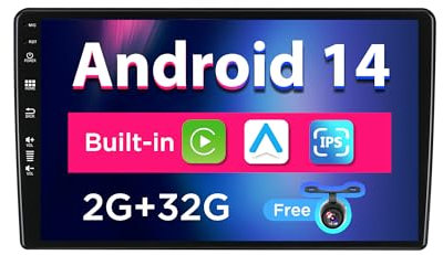 SXAUTO Android 14 IPS Autoradio für Citroen Berlingo (2008-2019) - Eingebaut CarPlay/Android Auto - Rückfahrkamera KOSTENLOS - Lenkradsteuerung DAB Fast-Boot WiFi DSP Bluetooth - 2 Din 9 Zoll
