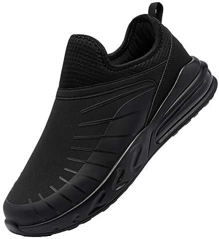 LARNMERN Kochschuhe Herren Damen rutschfeste Schuhe Küche Arbeitsschuhe Wasserfeste Koch Schuhe Männer Frauen Kellner Berufsschuhe Non-Slip,Schwarz/37 EU