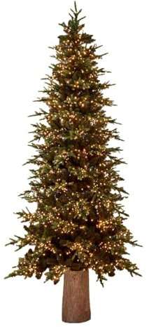 Magie di Natale Albero di Natale Pino Luxury New con LED integrati, in PE Effetto Real Touch (180 cm)