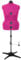 Nähwelt Flach Schneiderpuppe Diana (XL - Pink) - Verstellbare Schneiderbüste für Erwachsene Frauen (ca. 56 - 60) - Kunststoff-Torso mit Nylonbezug