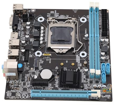 Carte Mère ArdMicro ATXCarte Mère pour Carte Mère E3Cuter MotherboarC, Carte Mère de Jeu H81 Double Canal DDR3 M.2 NVMe NGFF 6 GB/s PCIe Slot A 1150 Micro ATX PC Carte Mère