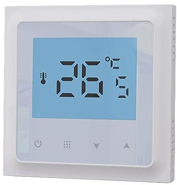 Fußbodenheizungsthermostat, Sensor Fußbodenheizungstemperaturregler 90-240 VAC Programmierbar für Gewächshaus