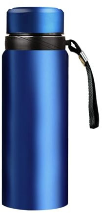 Botellas de agua aisladas de 24 onzas, 32 onzas, 40 onzas, botella infusora de café y té, taza térmica, doble pared, aislada al vacío, termo de acero inoxidable, a prueba de fugas, taza de viaje para