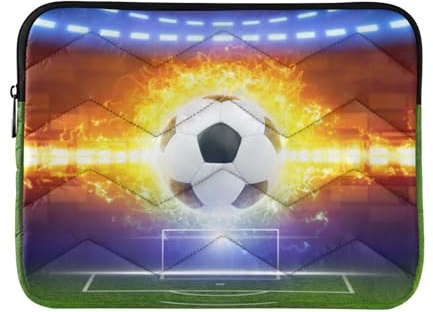 Laptop Hülle Tasche Galaxy-Fußball-Fußball Laptoptasche Laptop Notebook Tasche Laptophülle Computer Tragetasche für 13 14 Zoll Notebook