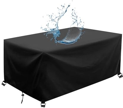 AJALGZ Housse de Protection Salon de Jardin 150x125x120cm/LxWxH Housse pour Mobilier Extérieur Tissu Résistant Et étanche Housse de Canapé d'extérieur Housse de Protection Contre Le Froid