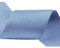 Glanz-Satin Gummiband 2m x 5cm Gummilitze 50mm f. Gürtel Kleider Blusen, Farbe:himmelblau