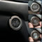 Auto Motor Start Stopp Taste Abdeckring Startknopf Abdeckung Push to Start Button Zündschutzhülle für Motor-Startknopf, Auto Interieur Zubehör Kompatibel (Gray)