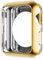 HANKN Hülle für Apple Watch Series 10 42mm, Plattierte Weich TPU Abdeckung Schutz iWatch [Kein Frontbildschirmschutz], Gold 42 mm