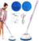 Electric Spin Mop with 1200mAh Battery Wireless Floor Cleaner Machine with 180° Rotation Cordless Scrubber Cleaning Brush Electric Glass Sweeper for Bathroom with Power Sweep Brush