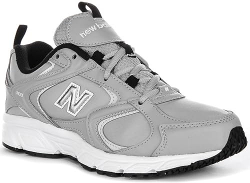 NEW BALANCE Herren 408 Sneaker, grau, 44 EU