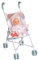 Chicco Poupée avec Poussette, Poupée douce avec Dents de massage, Lavable en machine, Poussette jouet à 4 roues, léger et facile à plier, Siège en tissu, 3 ans +