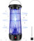 EUQQZU Lampe Anti‑Moustique Électrique 12 W – Piège à Moustiques & Tueur d’Insectes Volants (UV) avec Brosse de Nettoyage – Efficace 60 m² Intérieur & Extérieur