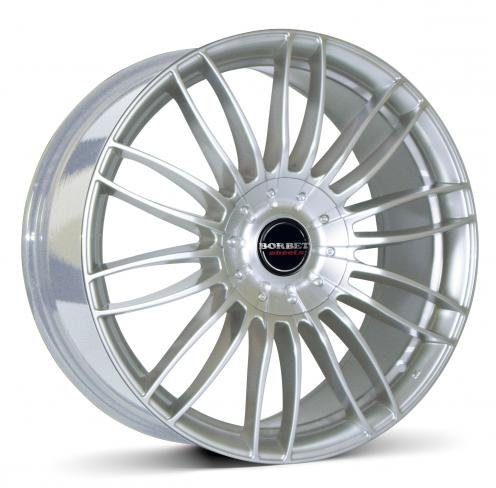 Borbet CW 3 sterling silver 10,5x21 ET35 5.00x114 Hub Bore 67.10 mm - Alu felgen