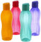 Tupper Ware Tupperware Lot de 4 bouteilles d'eau avec couvercle rabattable Multicolore 750 ml