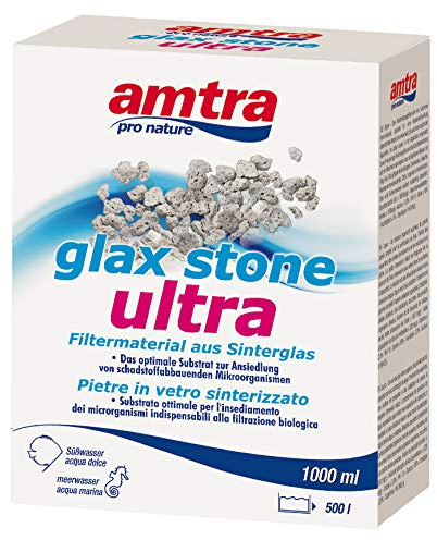Amtra Croci Glax Stone Ultra Material Bio Filtermaterial für Aquarium, 1000 ml