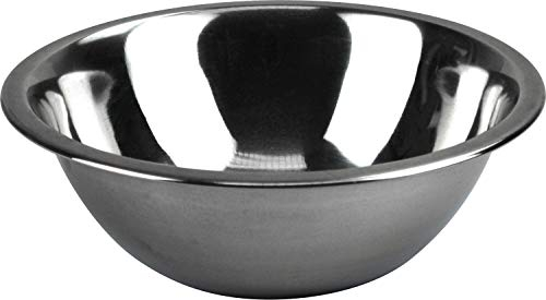 Stainless Steel Deep Salad Mixing Serving Bowl 34cm