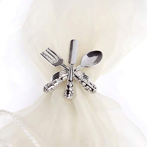 MMD Knife And Fork Napkin Ring Hotel Restaurant Personalized Napkin Ring 2pcs