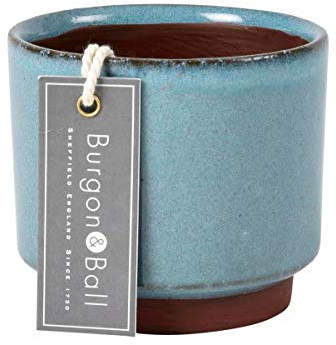 Burgon & Ball Indoor Malibu Sukkulenten-Übertopf, Blau