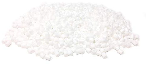 WS UK 1000 Pack Fuse Beads 5mm Midi - works like Hama Beads [White]