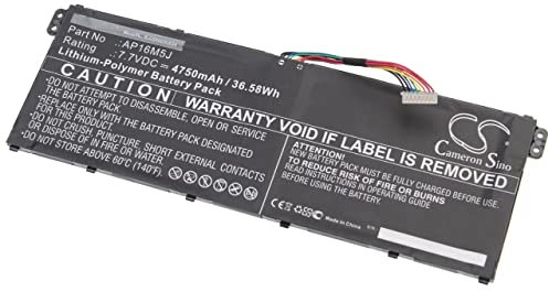 vhbw batteria compatibile con Acer Extensa EX215-51K-36YY laptop, notebook (4.750mAh, 7,7V, Li-Poly)