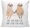 Mr. & Mrs. Panda Sitzkissen Faultier Pärchen - Geschenk, Couchkissen, Faultier Geschenk, Liebespaar, Sofakissen, Faultierpärchen, Faultier Deko,