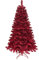KI Store 180cm Albero di Natale rosso Innevato con neve, Decorazione di Natale,Base Metallica
